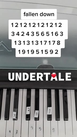 Fallen Down Piano Tutorial | Undertale Cover