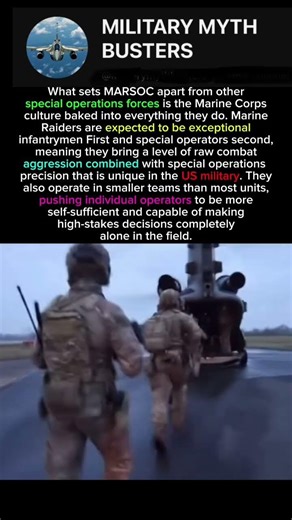 What Makes MARSOC Different From Every Other Special Forces Unit