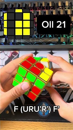 Learn OLL 21 FAST ⚡ Easy Algorithm + Finger Tricks