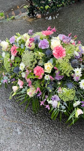 Casket spray we delivered yesterday 💗 | Fiesta flowers birmingham