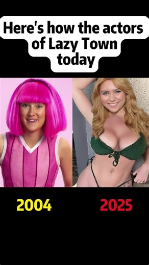 860K views · 4.7K reactions | Here's how the actors of Lazy Town today.#actor #usa #tiktok #foryoupage #celebrities #celebrity #fyp #foryou #lazytown | Living with Disasters | Facebook