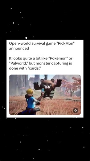 New Open-World Survival Game “PickMon” Lets You Capture Monsters with Cards