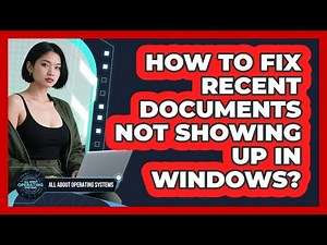 How To Fix Recent Documents Not Showing Up In Windows?