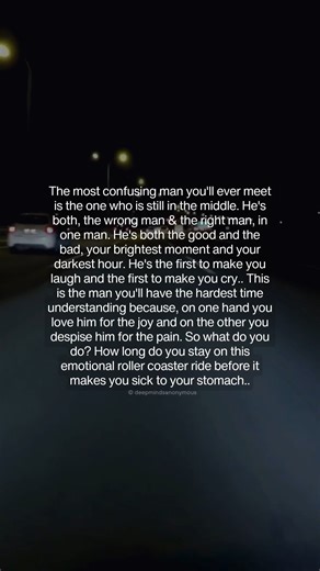 2.5M views · 34K reactions | The most confusing you'll ever meet is the one still in the middle.. | Deep Minds Anonymous | Facebook