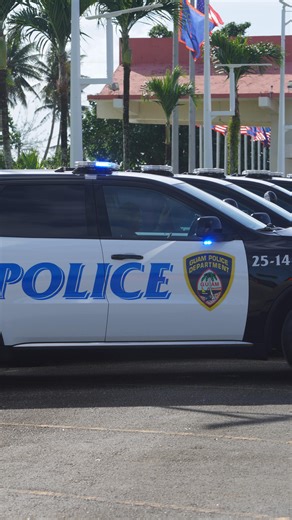 The Leon Guerrero-Tenorio Administration showcased a major $4.2 million public safety investment as GPD unveiled its newest patrol fleet and critical equipment. The upgrades include 47 Dodge Durango police pursuit units, four Dodge Ram ProMaster vans, a Kia minivan, two Ford Rangers, five drones, a speed detection system equipped with photo and video technology, a full PA setup, command post supplies, and 100 first aid pouches. This investment strengthens officer safety, expands GPD’s capabiliti