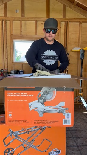 16 reactions | Unboxing, assembling, and testing the RIDGID 10” Dual Bevel Compound Miter Saw with the Universal Miter Saw Stand. This is my second Ridgid miter saw stand. They are the best. Thr oversized wheels roll up and down stairs easily.  What miter saw do you use in your shop? Paid partnership with @ridgidpowertools #Shorts #RIDGID #MiterSaw #ToolReview #DIYTools #ToolTalk #WorkshopSetup #ProjectHammer #Woodworking #DIYProjects | Project Hammer | Facebook