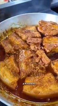 A pork adobo, my grandmother's style! Delicious and easy!