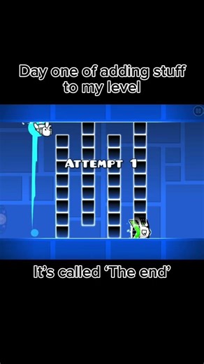 Day one of adding stuff to my level #gd #geometrydash #gdlevels