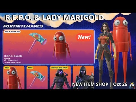 R.E.P.O. x Fortnite & Lady Marigold RETURN! | New Item Shop October 26, 2025