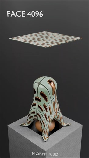 Low vs 1M Faces – Gold Cloth Simulation