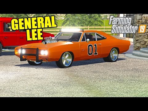 GENERAL LEE IN FS19 (Mod Showcase) FARMING SIMULATOR 19