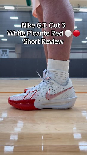 Nike G.T. Cut 3 White Picante Red Short Review