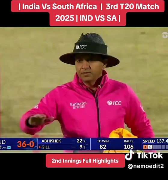 2nd Inning Full Highlights | India Vs South Africa | 3rd T20 Match 2025 | IND VS SA | #foryoupage #growmyaccount #cricketlover #Highlights #unfreezemyaccount
