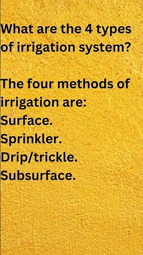 Types of irrigation systems//‪@civilknowledgedictionary‬