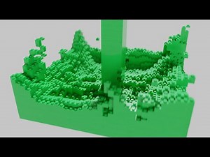 Satisfying LEGO Blender Animations And Simulations