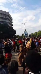 😁😁 Dance group welcomes the big Cold Box Unit to Livingstone | Zambian Landscape