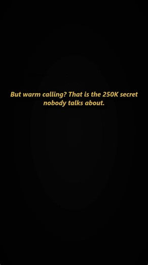 Cold calling is dead.