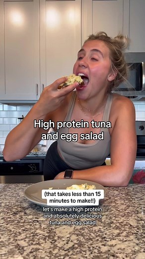High Protein Tuna and Egg Salad Recipe