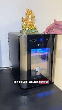 KingChii 8L Electric Cigar Humidor #kingchii #cigarstyle #cigarhumidor #cigarsdaily #cigarsmoker