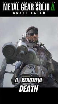 One of the most BEAUTIFUL DEATHS in video game history - Metal Gear Solid Delta Snake Eater #shorts