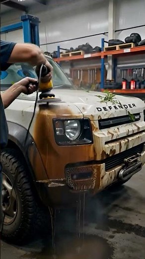 ASMR Full Restoration of Abandoned Land Rover Defender | Rusty Jungle Car Rebuild to Brand New