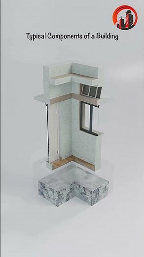 All Key Parts of a Building Explained| Must-Know for Architects! #shorts #shortsfeed