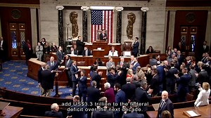 1.8K views · 21 reactions | The United States Congress narrowly voted in favour of a multi-trillion dollar tax bill, in a hard-fought victory for President Donald Trump's domestic agenda. In a marathon session on Capitol Hill which lasted over 12 hours, the Republican controlled US House of Representatives passed the bill by a vote of 218 to 214. #US #Trump | HOY International Business Channel | Facebook