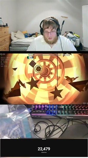 CHANGE OF SCENE 15% 70K ATTEMPTS #geometrydash #gd #gaming #shorts
