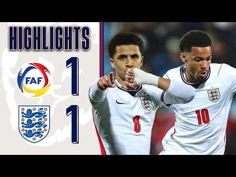Young Lions Earn Late Draw | Andorra 1-1 England U21 | UEFA Euro Qualifiers | Highlights
