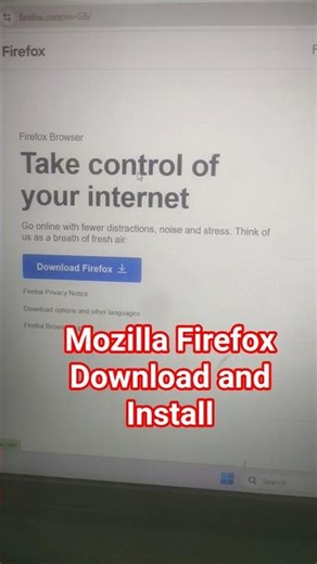 Mozilla Firefox Download and install latest version #shorts #browser #firefox