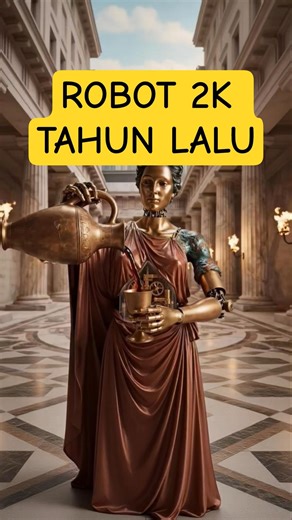 ROBOT PERTAMA DALAM SEJARAH 🤖 ROBOT 2000 TAHUN LALU. AUTOMAT DENGAN WAIN 2200 TAHUN LALU 😳