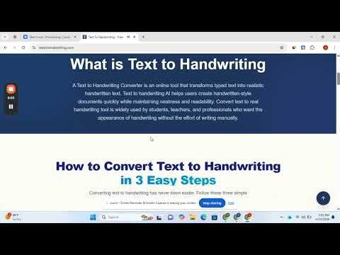 Text To Handwriting | Free Online Handwriting Converter