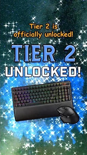 That's Tier 2 Unlocked in our BIGGEST GIVEAWAY EVER! 🎁 #giveaway #prizes #gift