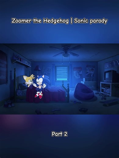 Zoomer the Hedgehog | Sonic parody Part 2 #fpy #zoomer #hedgehog #sonic #parody
