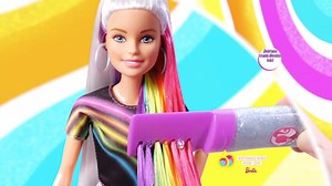 ¡Prepárense para crear los estilos más increíbles y coloridos con Barbie Peinados de Arcoíris y Barbie Diseñadora de Peinados! 😍✨ | Barbie LATAM