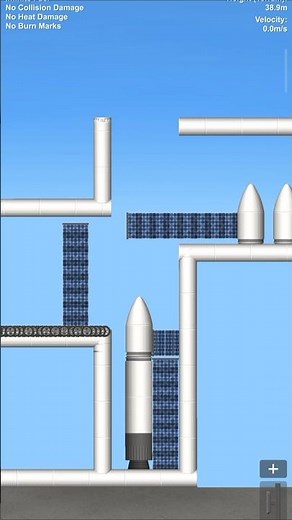 SFS ROCKET LAUNCHER WITH VIRAL SONG #sfs #spaceflightsimulator #shortvideo