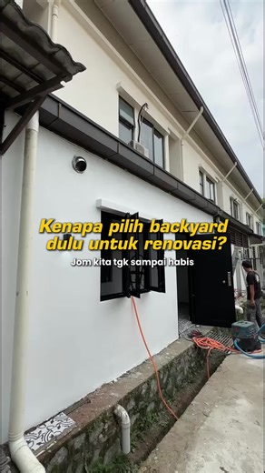 Ramai owner salah anggap tentang backyard extension ni. Backyard bukan untuk cantik semata-mata, tetapi Inilah ruang rutin harian boleh berlaku. contoh : Mini drying rack. ✨ Laundry setup ringkas. ✨ Dapur basah lebih kemas dan ada extra storage. ✨ Bila kita buat backyard kita dengan betul, ada kelengkapan yang betul, airflow yang cantik, masih ada privacy confirm urusan kita akan jadi lebih mudah dan senang. betul tak ? #renovation #backyard #designandbuild