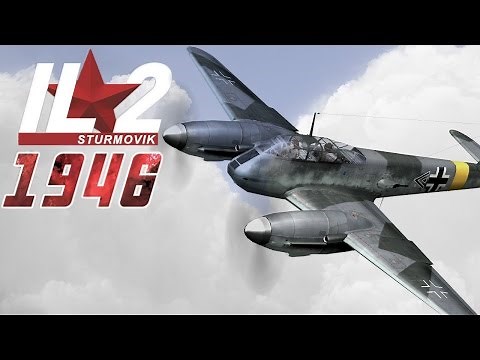 Full IL-2 1946 mission: Me-410s intercepting a B-17 combat wing