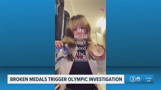 Olympic athletes’ medals break during celebrations triggering Olympic investigation