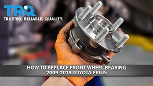 How to Replace Front Wheel Bearing 2009-2015 Toyota Prius