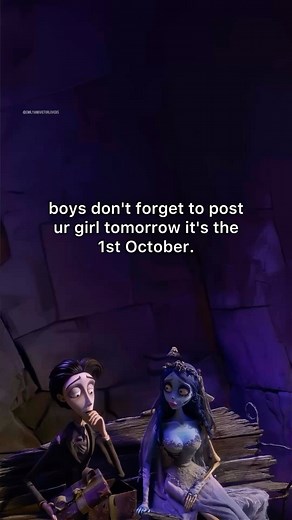 Emily and Victor 🦋 - Corpse Bride Movie on Instagram: "Don’t forget 🥹✨"