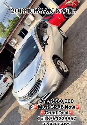 2013 NISSAN NOTE $680,000 #Blow #watchehstyle #quebanzautosales #Quebanitezfamily #jamaicantiktok🇯🇲viral