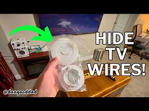 How To Hide TV Wires In the Wall (TV Wire Hider Kit, HDMI, Power Cords, DIY Install)