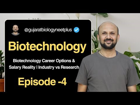 Biotechnology Career Options & Salary Reality | Industry vs Research | India #manishmevada