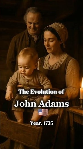 Evolution of John Adams 🇺🇸 | #JohnAdams #HistoryShorts #USHistory #Evolution #FoundingFather