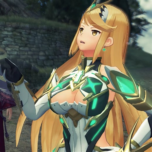 kirachem on Instagram: "Mythra really had no filter in Xenoblade Chronicles 2: Torna ~ The Golden Country for the Nintendo Switch 💀"