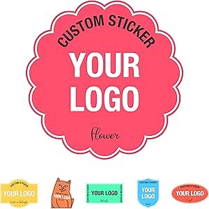 Custom Labels Stickers Personalized - Sticker Logo Customized for Business - Custom Logo Stickers - Logo Stickers Customized