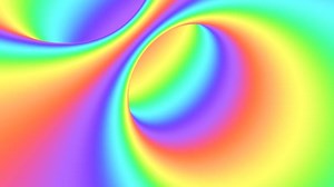 Spectrum psychedelic optical illusion. Abstract rainbow hypnotic animated background. Bright looping colorful wallpaper