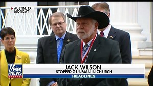 "You're either going to step up and do what's right or walk away. And I'm not one to walk away" - Jack Wilson, the man who shot and killed a church gunman, gets highest Texas civilian honor | Fox & Friends