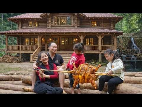 Primitive Skills Family Life | From Building Shelter to Cooking Together